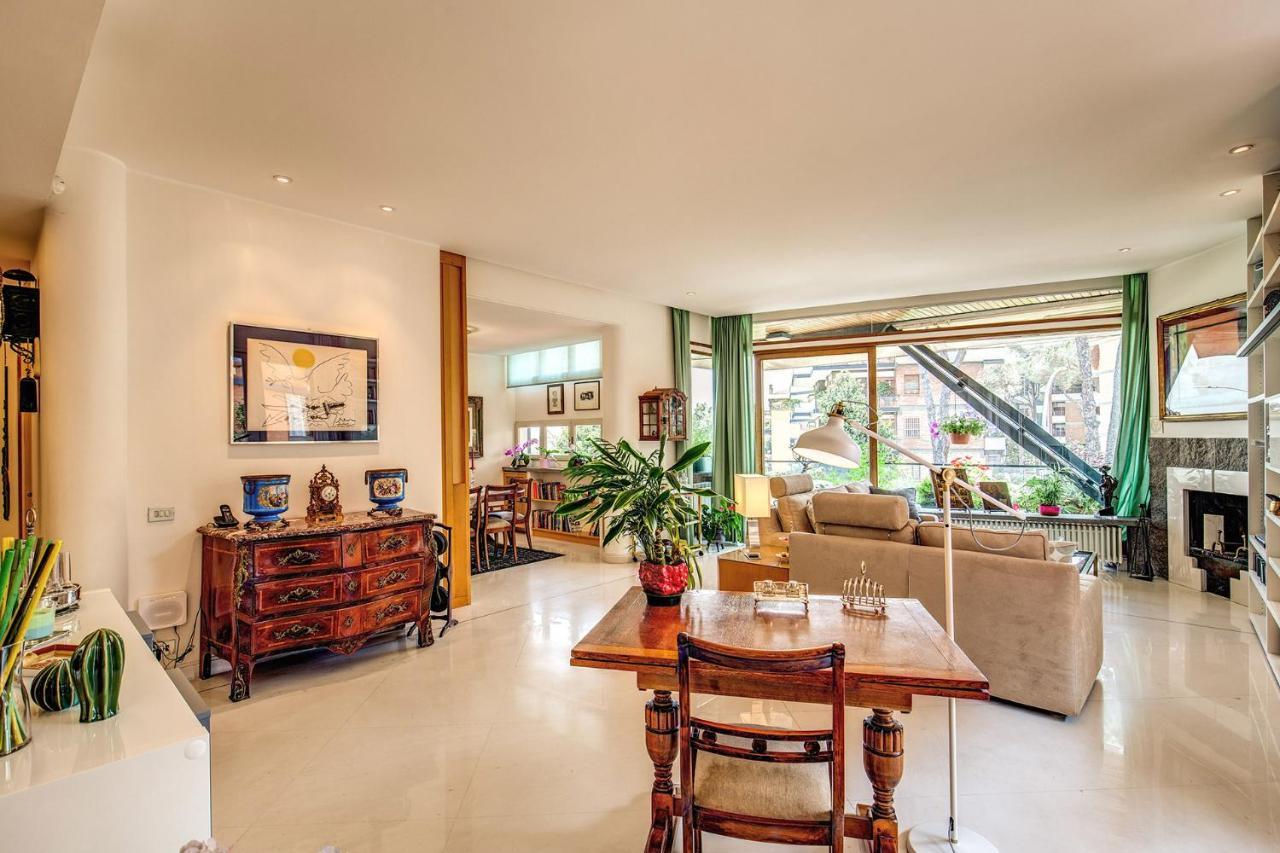 Terrazza Piccolomini: Elegant Apartment Stunning View Over Rome/St Peter'S Dome Luaran gambar